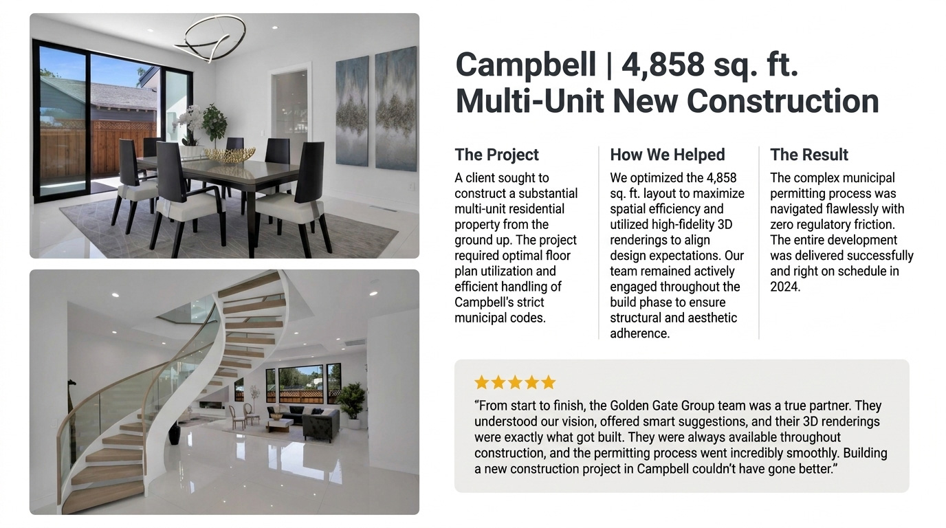 Modern multi-unit construction project overview