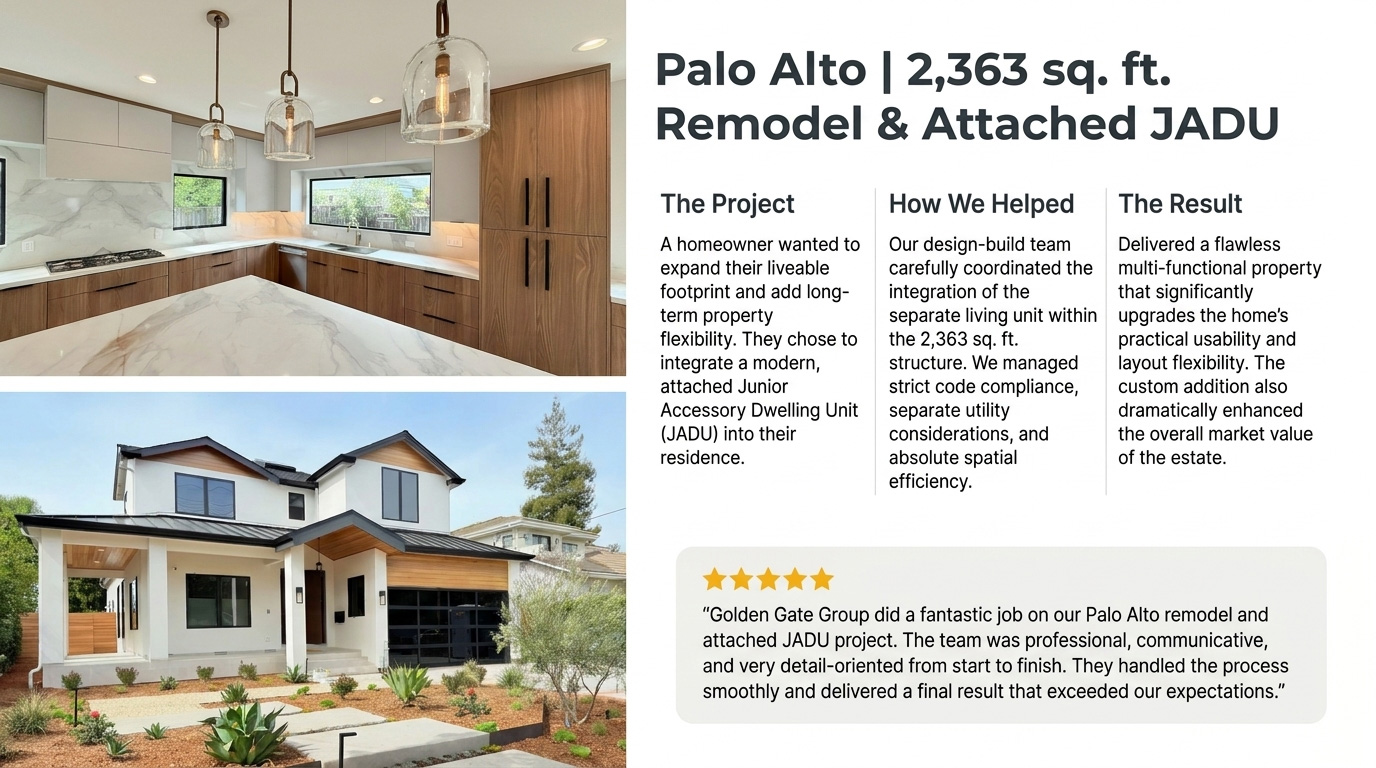 Home remodel and attached unit project